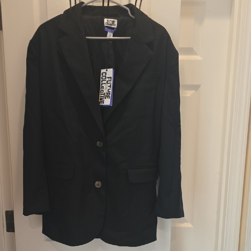 Future Collective Women's Black Blazer